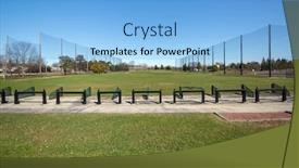  Presentation with promote - Beautiful theme featuring local-park-district-closes backdrop and a light blue colored foreground