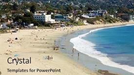  Presentation with laguna beach - Colorful theme enhanced with located in southern orange county backdrop and a lemonade colored foreground