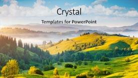  Presentation with earth day - Audience pleasing slide set consisting of location place carpathian mountains ukraine backdrop and a light blue colored foreground