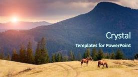  Presentation with view of the vinales valley - Amazing presentation design having location place carpathian ukraine europe backdrop and a ocean colored foreground