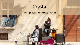  Presentation with announcement - Presentation consisting of location sound - announcement tonight blues band background and a lemonade colored foreground