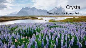  Presentation with earth day - Cool new slide set with location stokksnes cape vestrahorn batman backdrop and a light blue colored foreground