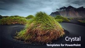  Presentation with batman - Presentation design featuring location stokksnes cape vestrahorn batman background and a wine colored foreground