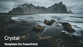  Presentation with batman - Slide set with location stokksnes cape vestrahorn batman background and a dark gray colored foreground