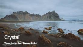  Presentation with tranquil - Slide deck enhanced with location stokksnes cape vestrahorn batman background and a dark gray colored foreground