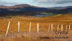  Presentation with scotland - Amazing PPT theme having lochness in highlands scotland united kingdom backdrop and a red colored foreground