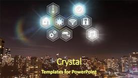  Presentation with electricity - Slides featuring lock electricity - digital composite of icons interface background and a tawny brown colored foreground