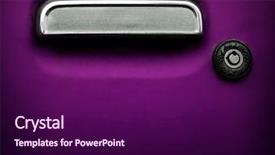  Presentation with car door - Theme consisting of car door background and a wine colored foreground