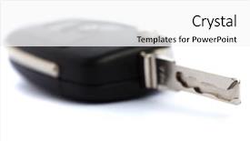  Presentation with car key - Audience pleasing slides consisting of locker sign - car key isolated backdrop and a white colored foreground