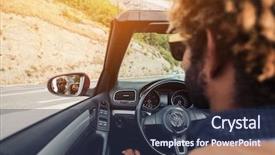  Presentation with young black couples hiking - Theme consisting of locking freedom - young happy black man background and a tawny brown colored foreground