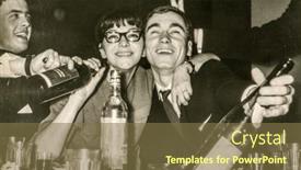  Presentation with 1960s - Amazing presentation theme having lodz-poland-circa-1960-s backdrop and a tawny brown colored foreground