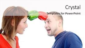  Presentation with romance - Cool new slides with loe - romance with healthy couple backdrop and a  colored foreground