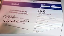  Presentation with facebook - PPT layouts enhanced with loei-thailand-august-12-2015 background and a mint green colored foreground