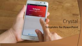  Presentation with mobile application - Amazing slide deck having loei-thailand-august-7-2015 backdrop and a coral colored foreground