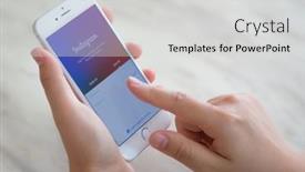  Presentation with mobile application - Slide deck having loei-thailand-july-12-2015 background and a light gray colored foreground