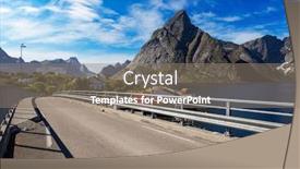  Presentation with scenery - Theme enhanced with lofoten-is-an-archipelago-panorama background and a gray colored foreground