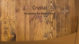  Presentation with wood log - Beautiful PPT theme featuring log house structure wood building backdrop and a coral colored foreground