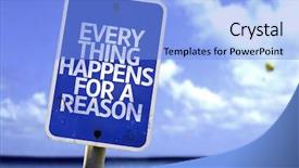  Presentation with beach - Slides having logic emotion - every thing happens background and a light blue colored foreground