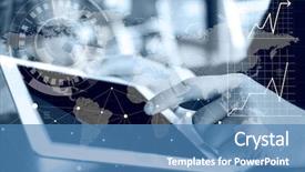  Presentation with technology - Amazing slides having logistic web - modern technology concept man working backdrop and a teal colored foreground