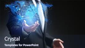  Presentation with virtual - Cool new slides with logistics - logistic concept man holding virtual backdrop and a tawny brown colored foreground