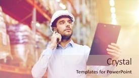  Presentation with wholesale - PPT layouts enhanced with logistique - wholesale logistic business export background and a lemonade colored foreground