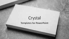  Presentation with business cards - Presentation with logo - blank business cards on grey background and a light gray colored foreground