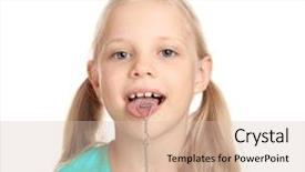  Presentation with pathology - Presentation design having logopedic probe for speech background and a soft green colored foreground