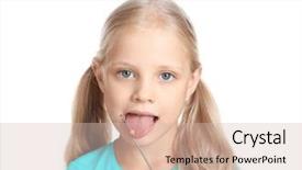  Presentation with correction - Audience pleasing presentation theme consisting of logopedic probe for speech backdrop and a soft green colored foreground