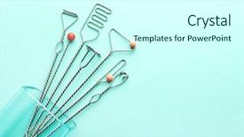  Presentation with pathology - Beautiful presentation theme featuring logopedic probes for speech backdrop and a cool aqua colored foreground