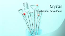  Presentation with pathology - Colorful theme enhanced with logopedic probes for speech backdrop and a cool aqua colored foreground