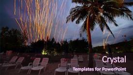  Presentation with festival - Colorful slides enhanced with loi krathong celebration thailand backdrop and a  colored foreground