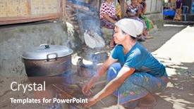  Presentation with cooking fire - 