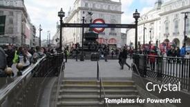  Presentation with london underground - Cool new PPT layouts with london-april-15-londons-famous backdrop and a dark gray colored foreground