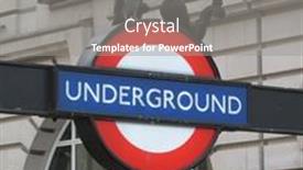  Presentation with london underground - Slide set consisting of london-april-15-londons-famous background and a gray colored foreground