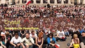  Presentation with plane crash - Audience pleasing slide set consisting of london-april-18-poland-mourns backdrop and a tawny brown colored foreground