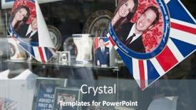  Presentation with westminster - Beautiful slides featuring london-april-24-souvenir-shops backdrop and a ocean colored foreground