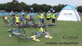  Presentation with free family - Theme consisting of london-aug-21-mayor background and a violet colored foreground