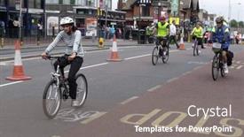  Presentation with free family - Slides with london-aug-21-mayor background and a gray colored foreground