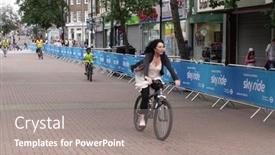  Presentation with free family - Audience pleasing presentation consisting of london-aug-21-mayor backdrop and a gray colored foreground