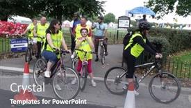  Presentation with free family - PPT theme consisting of london-aug-21-mayor background and a gray colored foreground