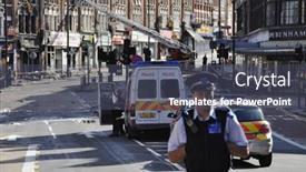  Presentation with third - Cool new slides with london-august-09-clapham-junction backdrop and a  colored foreground
