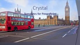  Presentation with crossing bridge - Slide set consisting of rhubarb on a rustic concrete background and a cream colored foreground