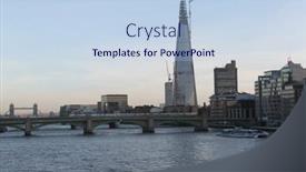  Presentation with under construction - Audience pleasing slide deck consisting of london-december-10-the-shard backdrop and a light blue colored foreground