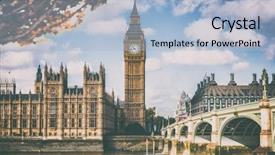  Presentation with great britain - Beautiful slides featuring london england great britain backdrop and a light blue colored foreground