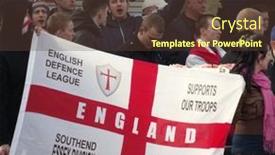  Presentation with mosque - Beautiful presentation theme featuring london-feb-12-english-defence backdrop and a tawny brown colored foreground