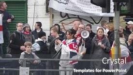  Presentation with mosque - Presentation theme having london-feb-12-english-defence background and a dark gray colored foreground