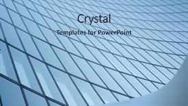  Presentation with financial center - Amazing theme having london financial center - architecture backdrop and a light blue colored foreground