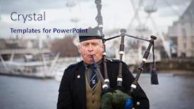  Presentation with westminster - Colorful slide deck enhanced with london-january-4-2016-unidentified backdrop and a sky blue colored foreground