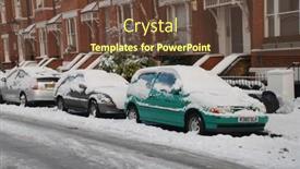  Presentation with britain - Amazing PPT layouts having london-january-7-snow-covers backdrop and a tawny brown colored foreground