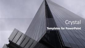  Presentation with complete - Amazing PPT theme having london-july-29-the-glass backdrop and a gray colored foreground